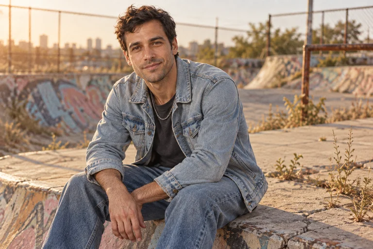 Ramp Edge – Abandoned Skatepark photoshoot