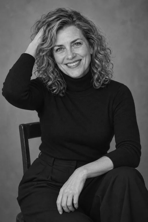 Hand in the Hair – Black & White Studio photoshoot