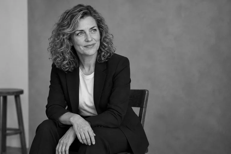 Ins Licht – Fotoshooting Schwarz-Weiß-Studio