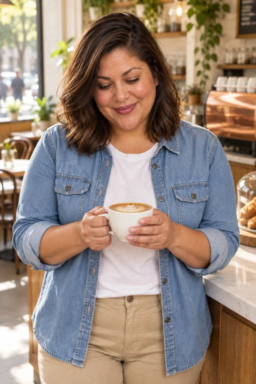Latte Art – Fotoshooting Café am Morgen