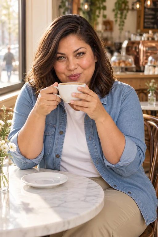 Über den Tassenrand – Fotoshooting Café am Morgen