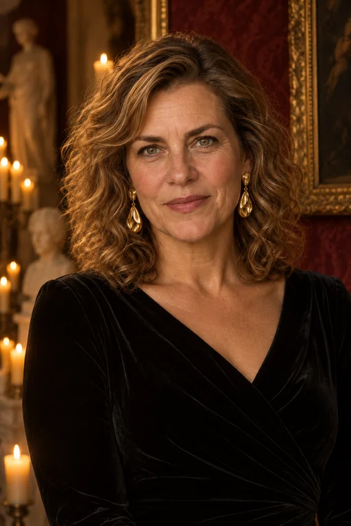 Laura in the Candlelight Museum photoshoot