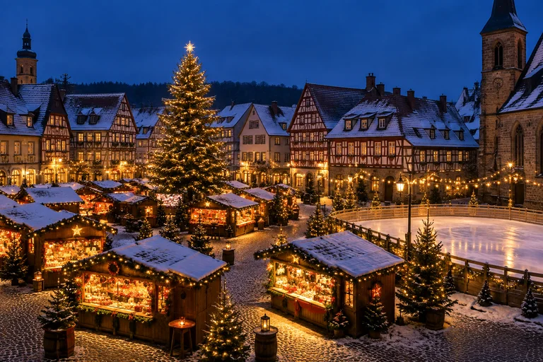 Christmas Market photoshoot