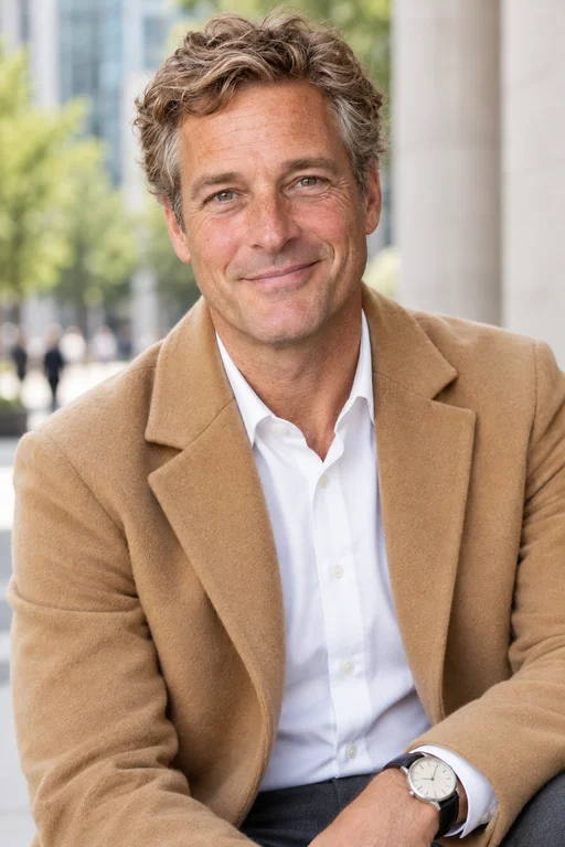 Michael im Fotoshooting City Business