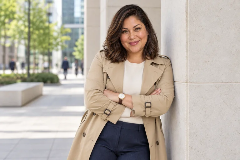 Column Lean – City Business photoshoot