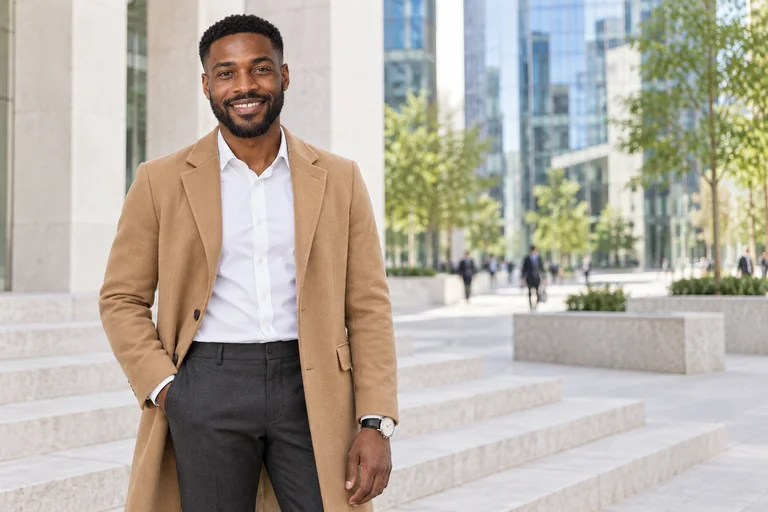 Limestone Steps – City Business photoshoot