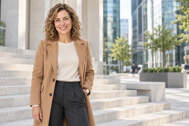 Limestone Steps – City Business photoshoot