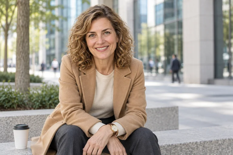 Stone Bench – City Business photoshoot