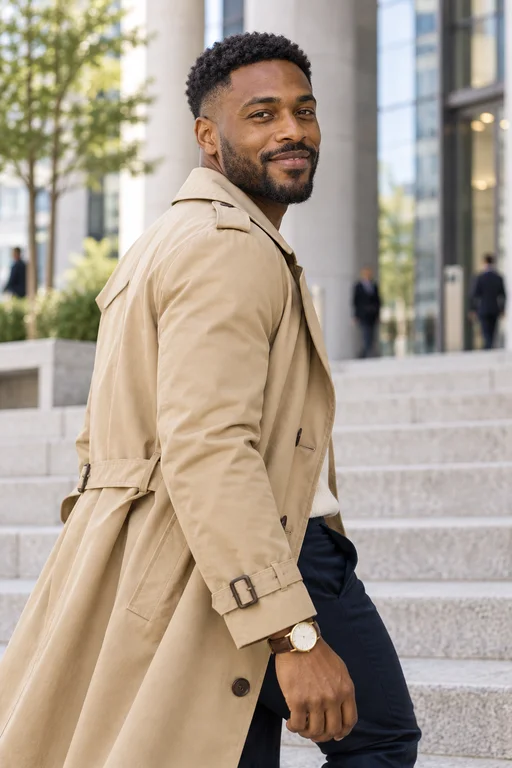 Up the Steps – City Business photoshoot