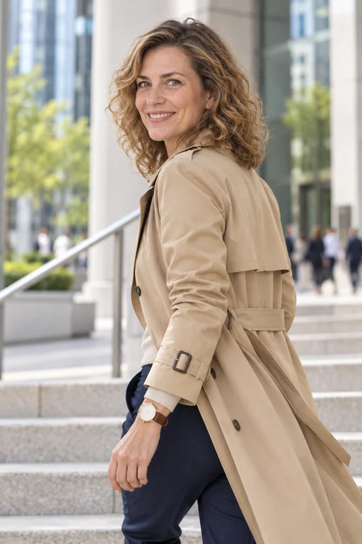 Up the Steps – City Business photoshoot