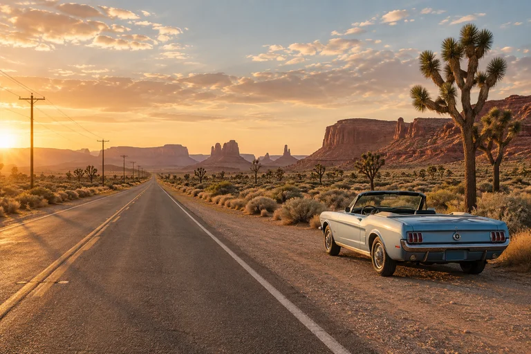 Desert Road Trip photoshoot