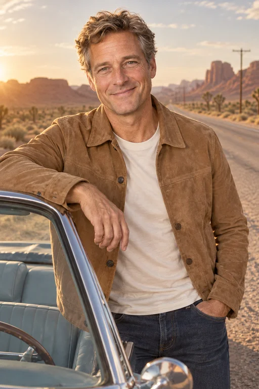 Over the Windscreen – Desert Road Trip photoshoot