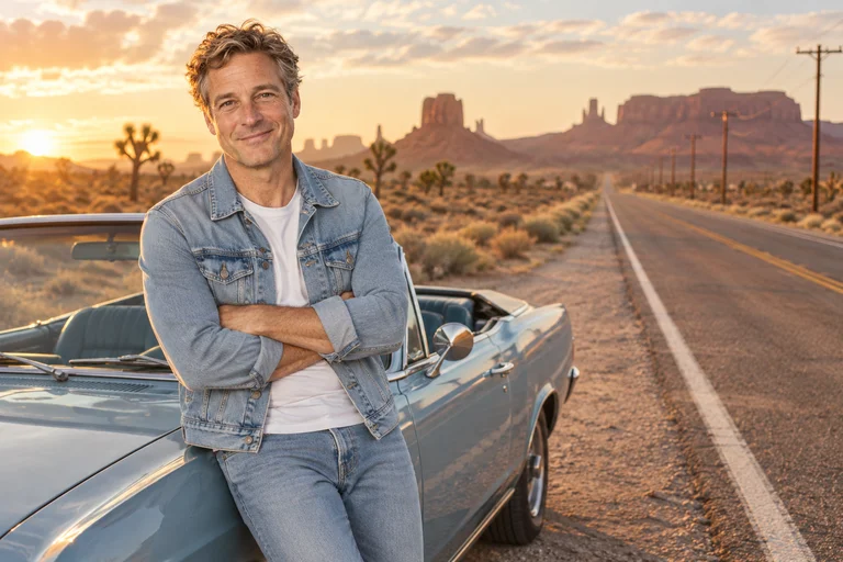 The Convertible – Desert Road Trip photoshoot