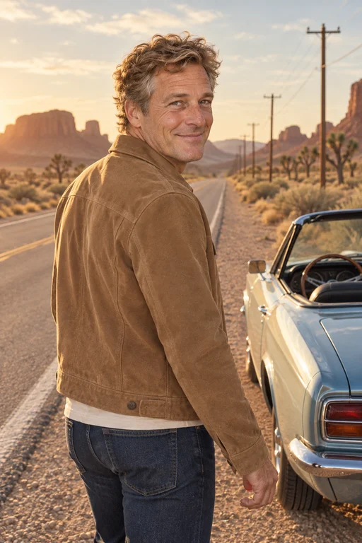 Walking Away – Desert Road Trip photoshoot