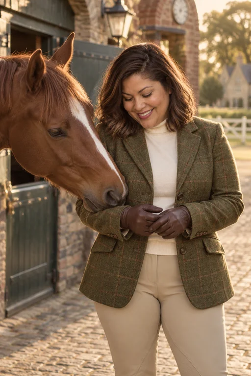 Gloves and a Laugh – Equestrian Estate photoshoot