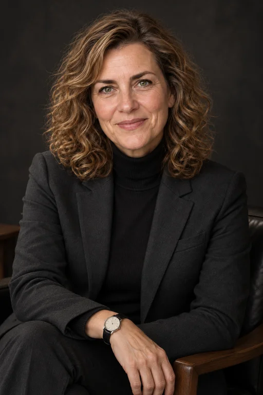 Laura im Fotoshooting Executive Dark