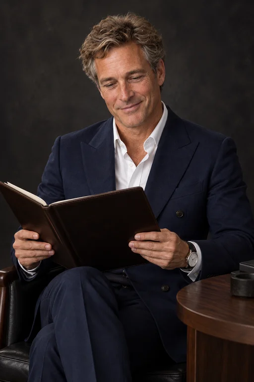 Reading the Folio – Executive Dark photoshoot