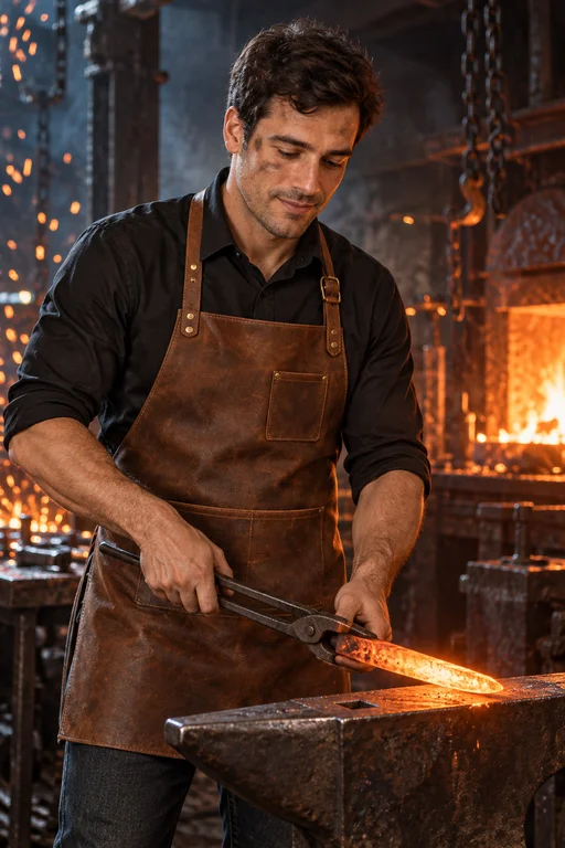 Glowing Steel – Fire & Metal photoshoot