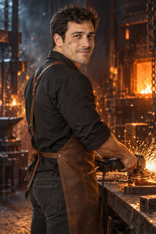 Workbench Look Back – Fire & Metal photoshoot