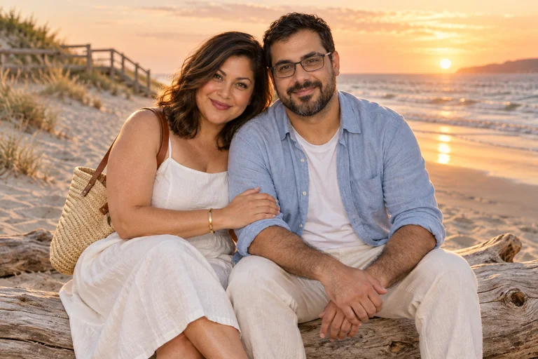 On the Driftwood – Golden Beach photoshoot