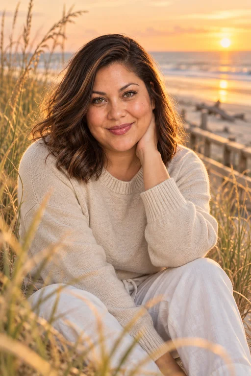 Through the Sea Grass – Golden Beach photoshoot