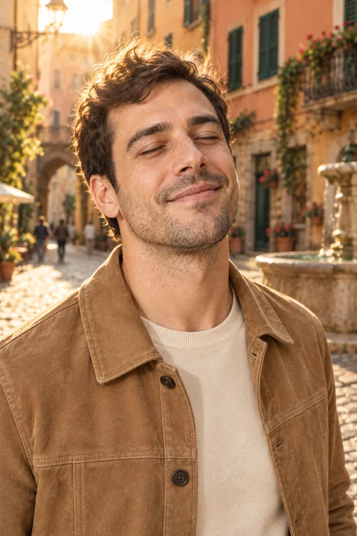 Face to the Sun – Golden Hour Streets photoshoot