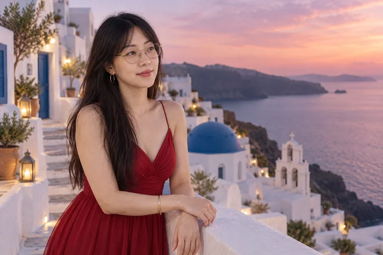 Afterglow – Greek Island photoshoot