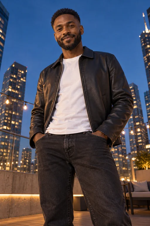 Worm's-Eye Sky – Metropolis Rooftop photoshoot