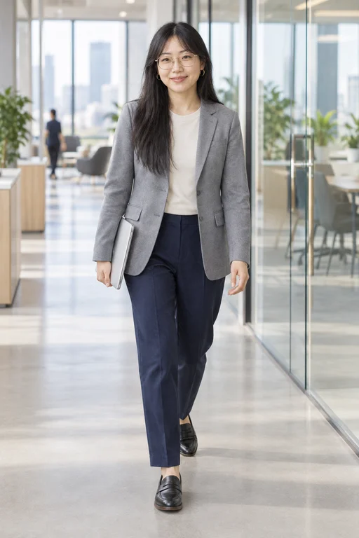Corridor Walk – Modern Office photoshoot