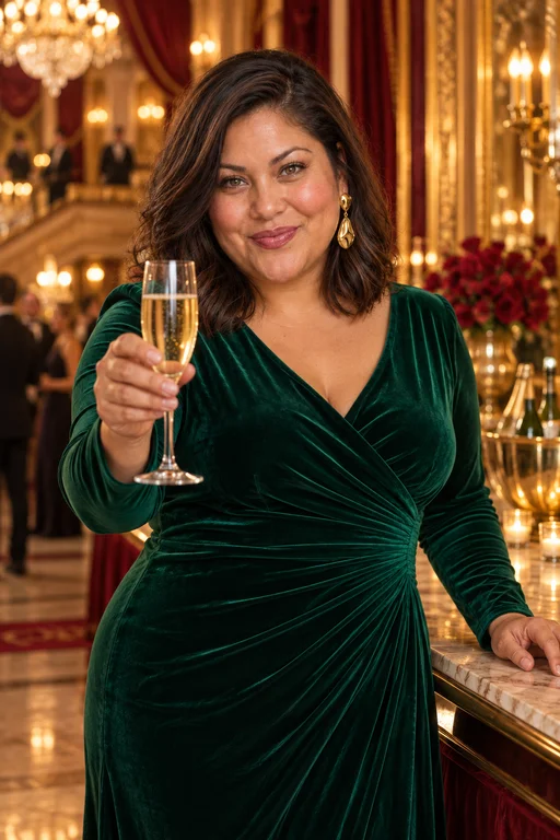 Anstoßen mit Champagner – Fotoshooting Operngala