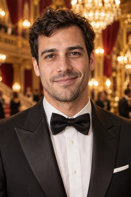 Oliver in the Opera Gala photoshoot