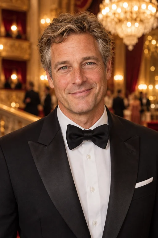 Michael im Fotoshooting Operngala