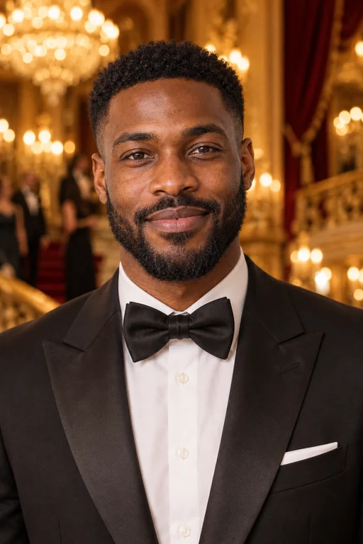 Marcus im Fotoshooting Operngala