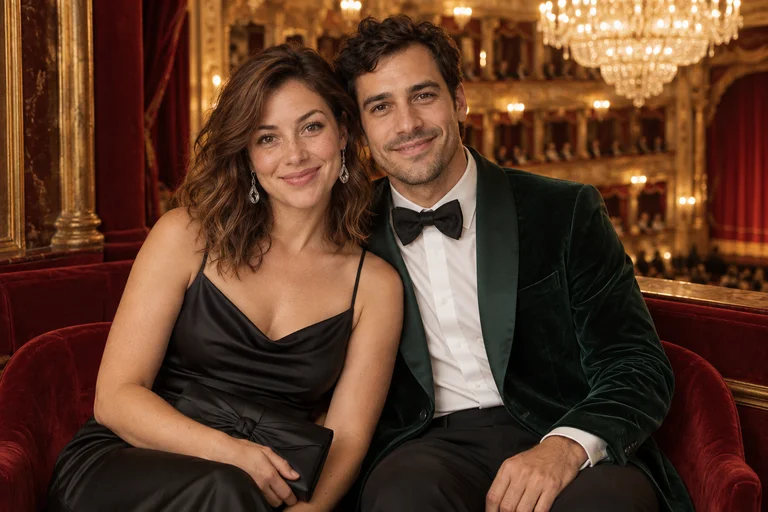 Private Box for Two – Opera Gala photoshoot