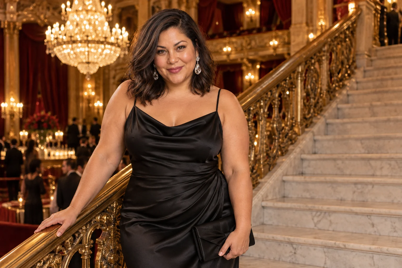 Grand Staircase – Opera Gala photoshoot
