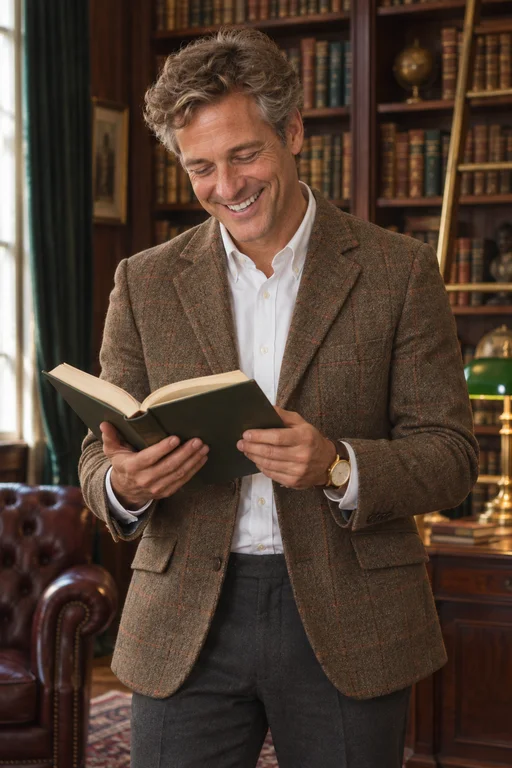 A Funny Line – Private Library photoshoot