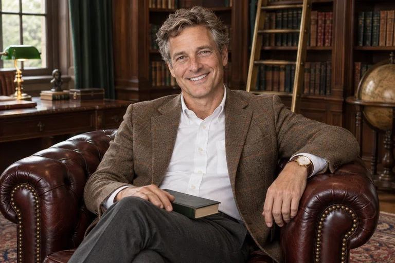 Chesterfield – Fotoshooting Privatbibliothek