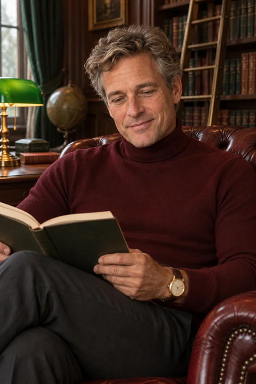 Lesen – Fotoshooting Privatbibliothek