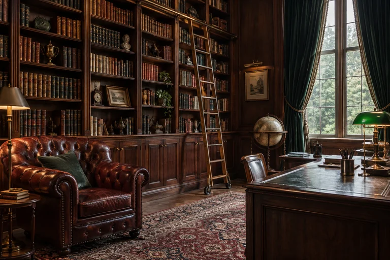 Private Library photoshoot