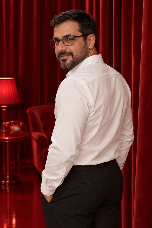 Curtain Look Back – Red Room photoshoot