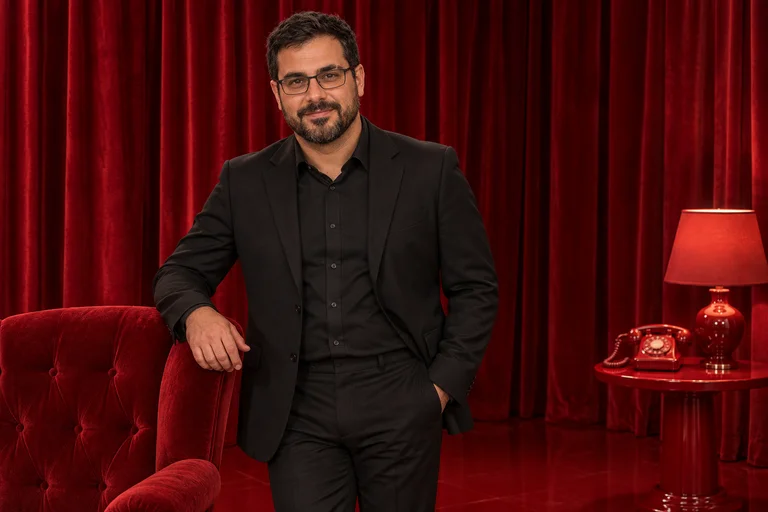 Der rote Sessel – Fotoshooting Red Room