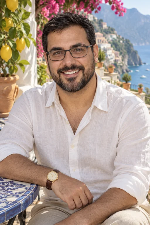 Rafael in the Riviera Summer photoshoot