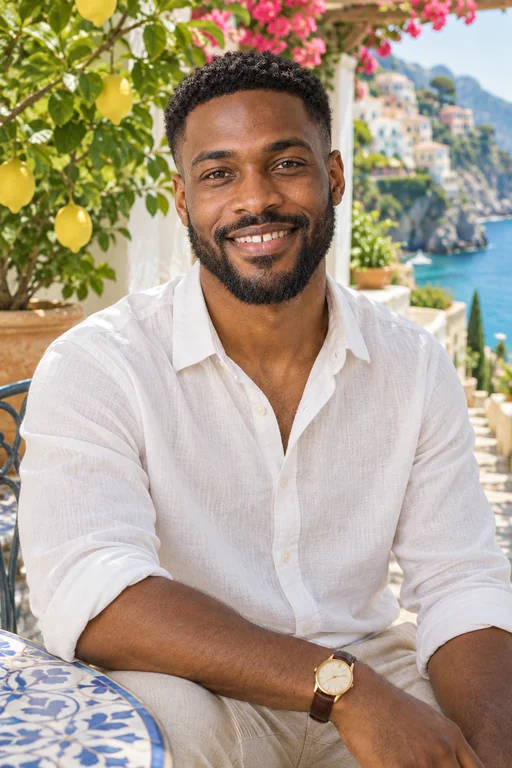 Marcus im Fotoshooting Sommer an der Riviera