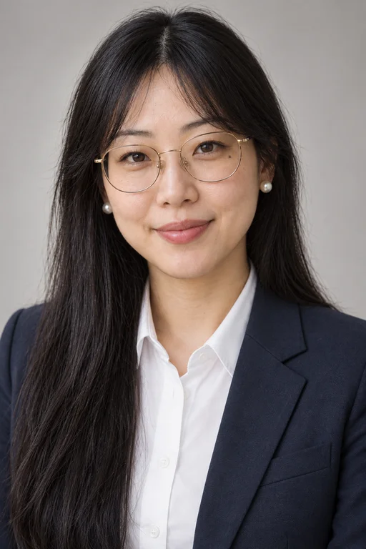 Hana im Fotoshooting Studio-Porträt