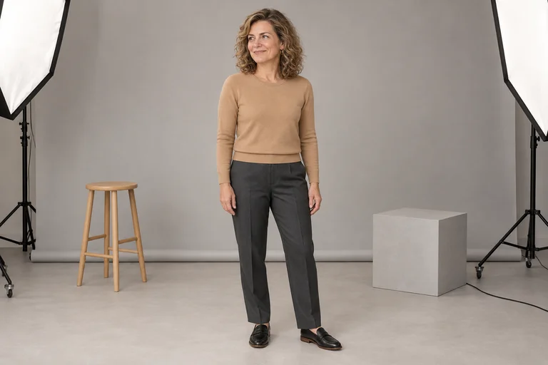 Hinter den Kulissen – Fotoshooting Studio-Porträt