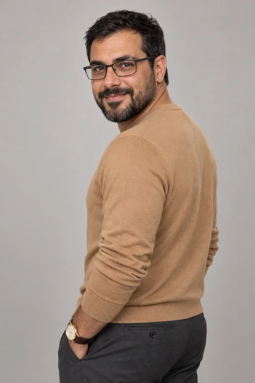 Over the Shoulder – Studio Headshot photoshoot