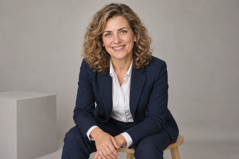 Seated Lean-In – Studio Headshot photoshoot