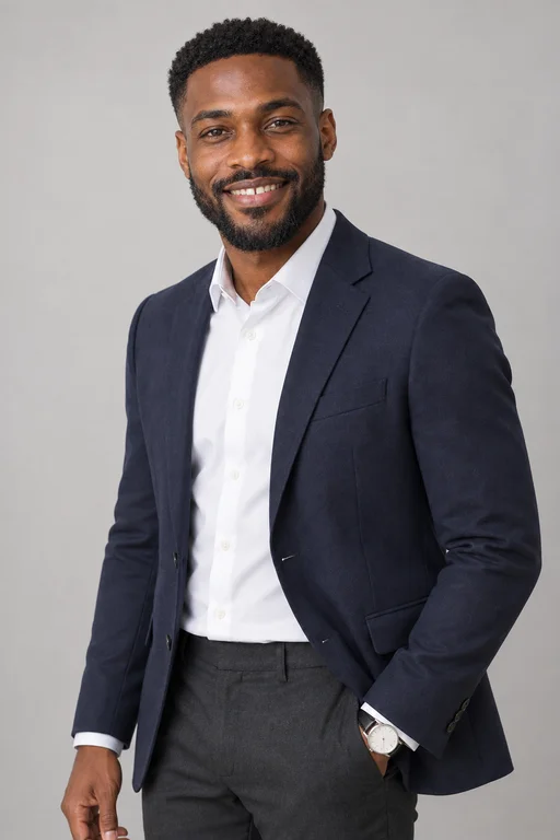 Marcus in a photoshoot scene
