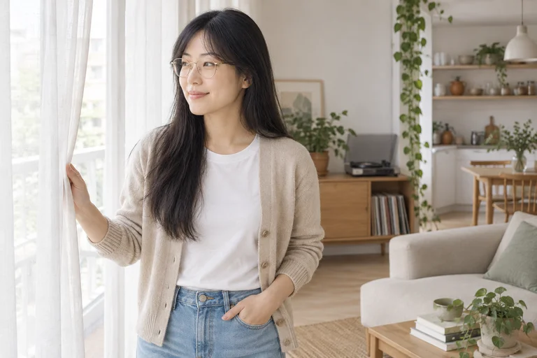 Curtain Aside – Sunday Apartment photoshoot