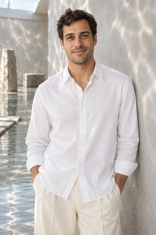 Oliver in the Water Gallery photoshoot